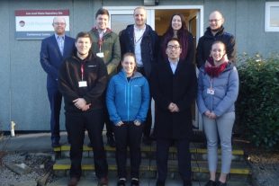 Annelisa and Gordon on a nucleargraduates visit to the Low Level Waste Repository in Cumbria