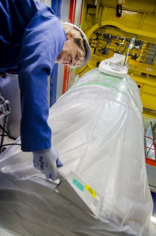 Waste retrieval from Pile Fuel Storage Pond at Sellafield in 2015