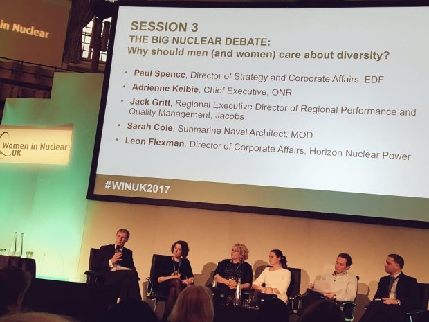 Pannelists at Women in Nuclear UK Conference 2017