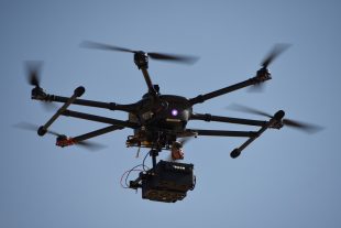 Medium Size DroneOps flying a radiological sensor