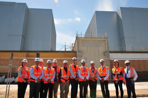 David Peattie visits Bradwell site in Essex