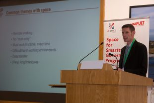 Rick Short, NDA Research Manager, presents at Space for Smarter Government Programme (SSGP) 2017