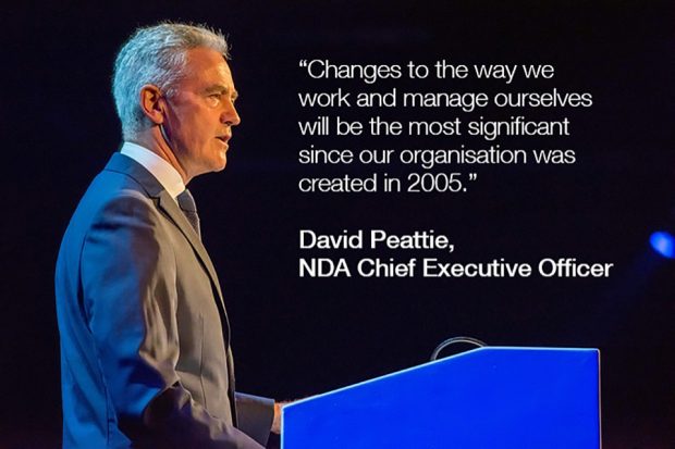 David Peattie: "Changes to the way we work and manage ourselves will be the most significant since our organisation was created in 2005."