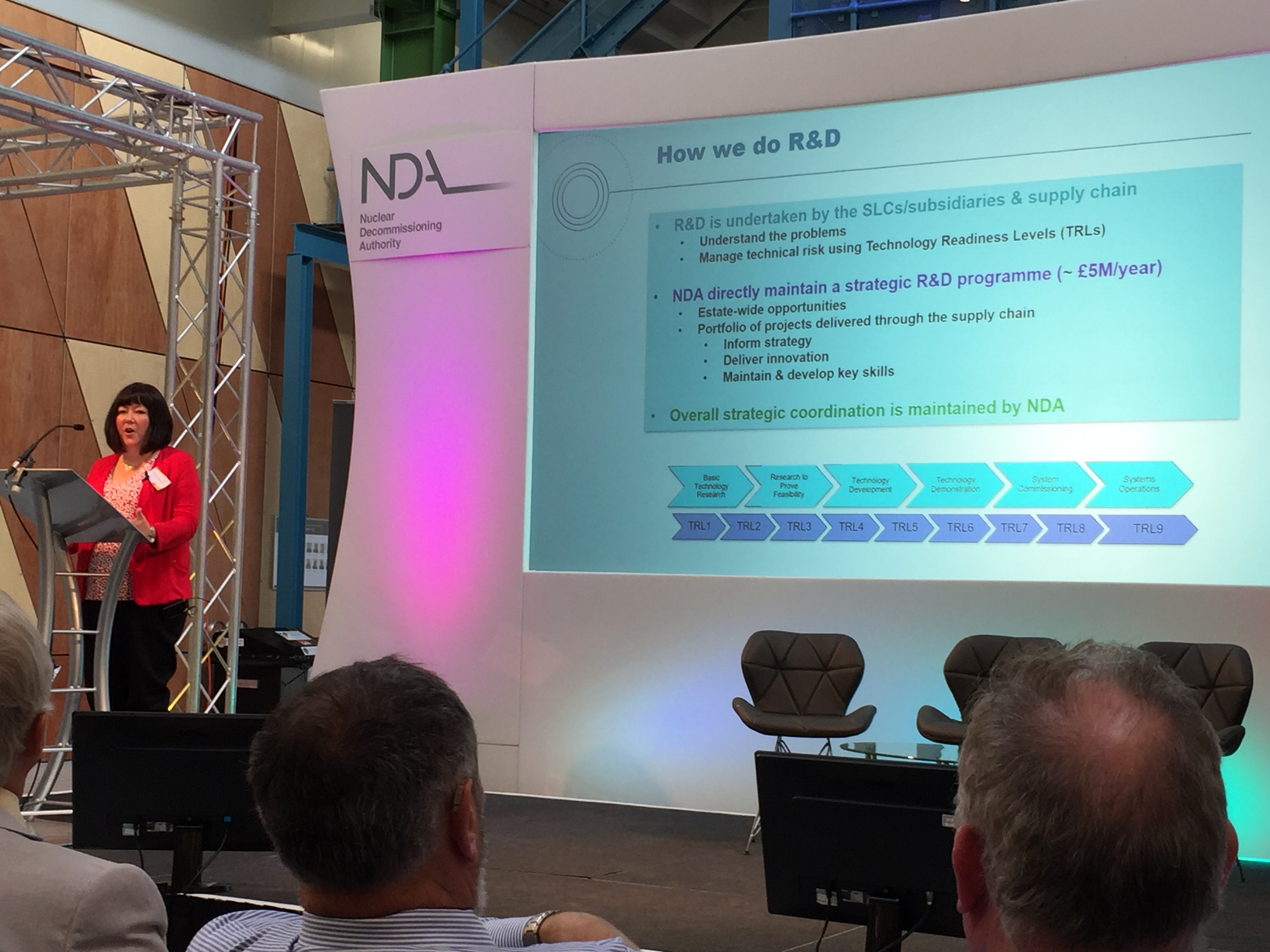 Melanie speaking at the recent NDA Stakeholder Summit