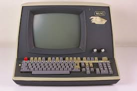 An old picture of a Wang Computer