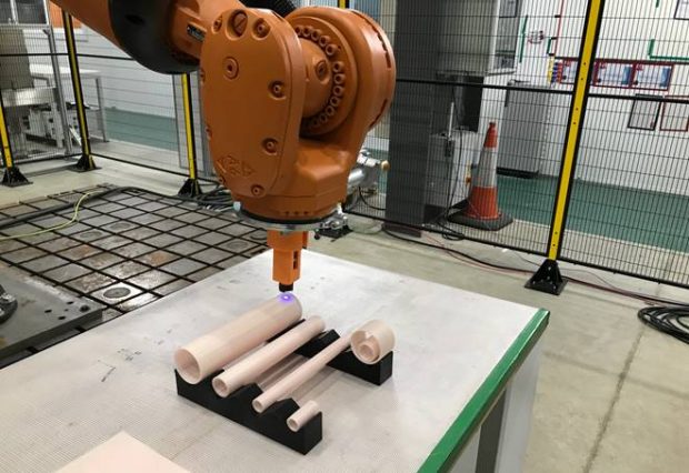 Robot arm testing cutting techniques