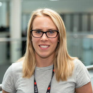 Rachel Barnard, smiling into the camera