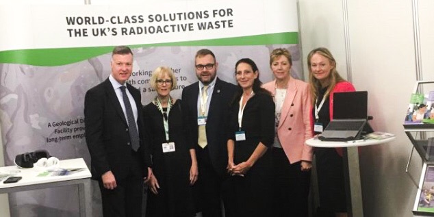 Mike Clancy (General Secretary, Prospect), Sue Ferns (Deputy General Secretary, Prospect) visit the RWM team with (Left to Rright) from RWM, Bruce Cairns, Rachel Roffe, Eileen McKeever and Sam King