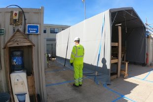 view of the stores on the Sellafield site