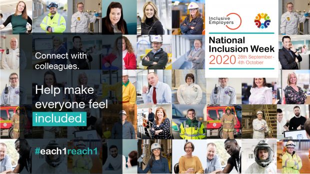 Poster advertising National Inclusion Week 2020